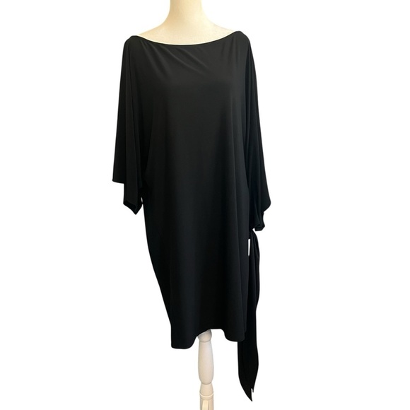 ABI FERRIN Nikki 5 Way Convertible Jersey Knit Dress Black Size Medium FLAW - Picture 1 of 10
